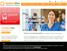 Tablet Screenshot of medibandplus.com